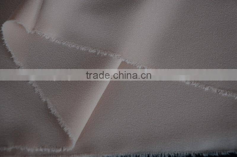 100 polyester thick moss crepe fabric for lady wear