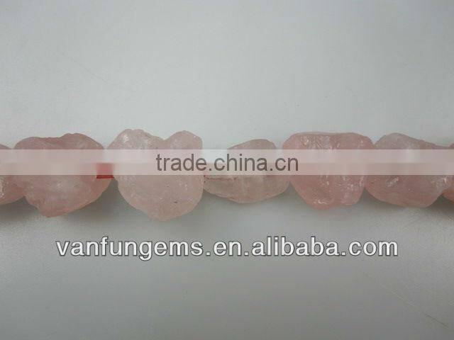 natural rough stone rose quartz