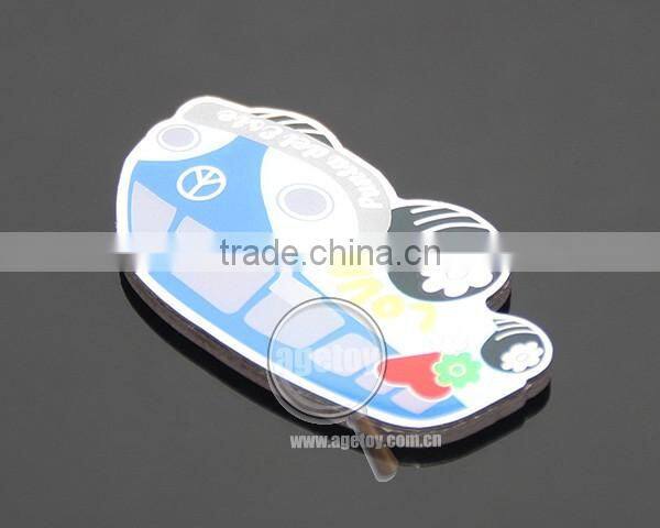 Uruguay Punta Del Este Souvenirs Car Shaped Rubber Magnet Stainless Steel Metal Custom Full Color Printing Fridge Magnet