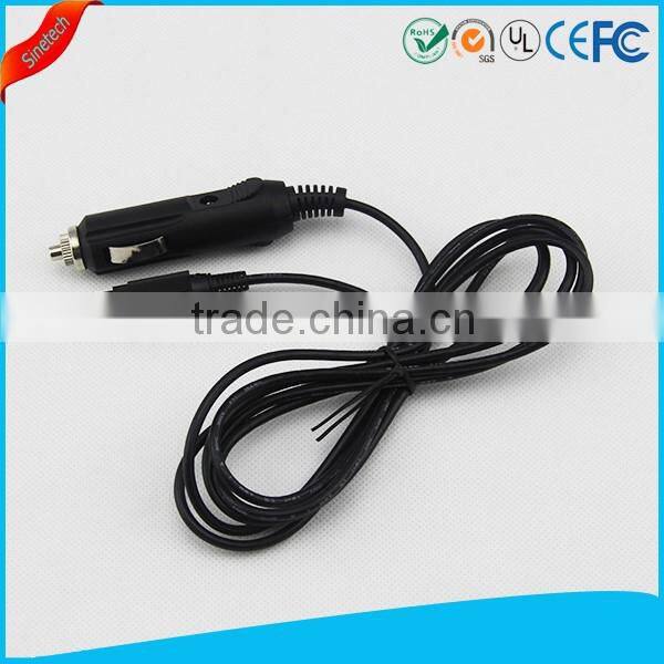 12V to 12V dc to dc car charger with cigarette lighter plug