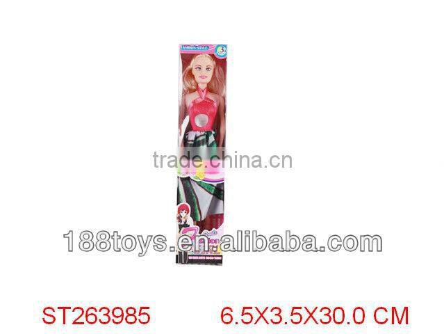11.5 inch cheap beauty girl doll toy
