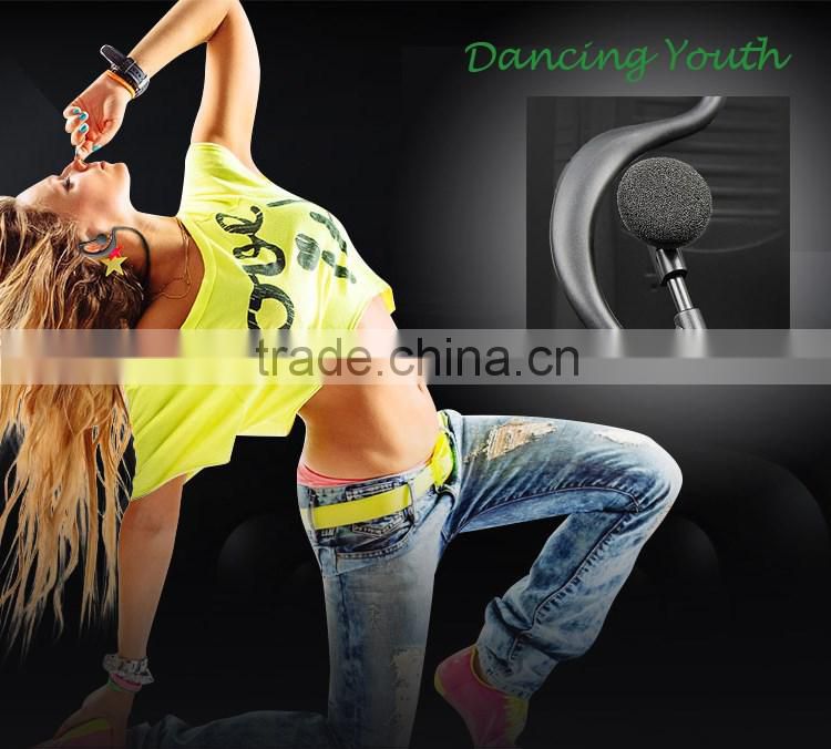 3.5mm Two Jacks Earphone Two Way Radio Headset Cheap Tensile Earpiece