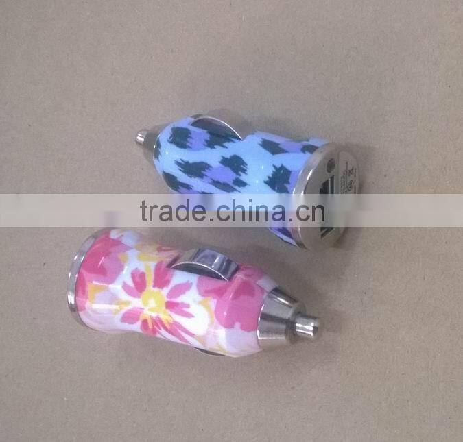 Bullet Style USB Port Promotional Car Charger with 5v 3100mA Output