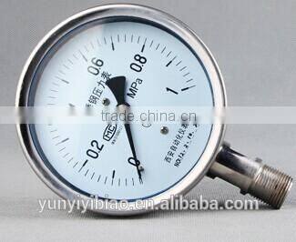 2013 Best selling All stainless steel pressure gauge