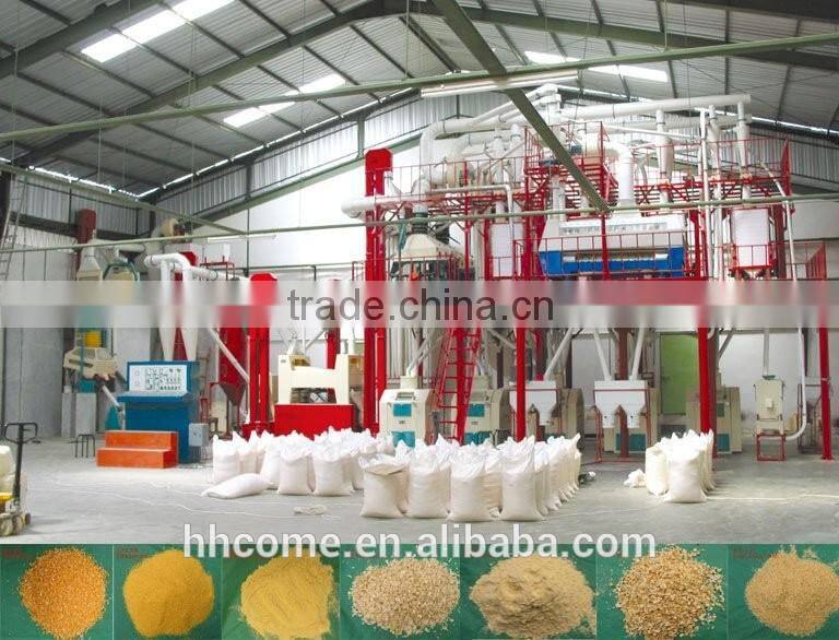 150TPD New Condition and ISO9001:2008/CE Certification Corn Maize Flour Mill Machine