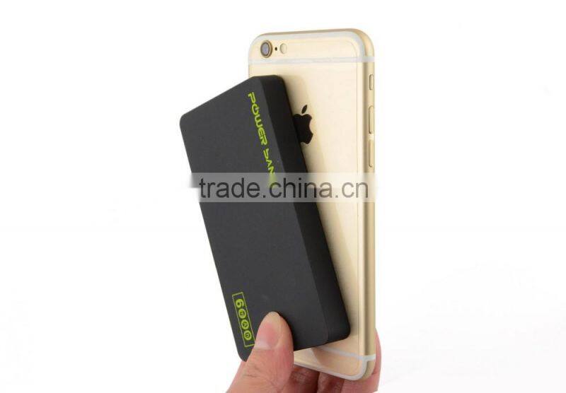 6000MAH Battery Charger Mobile Charger Portable Charging Power Pack Bankup