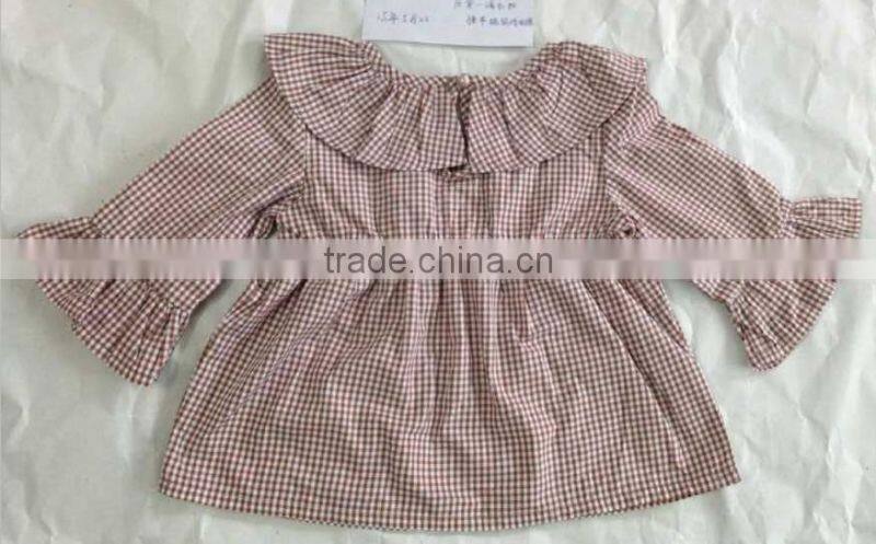 Persnickety baby girls 100% cotton ruffle tops with tank sleeves