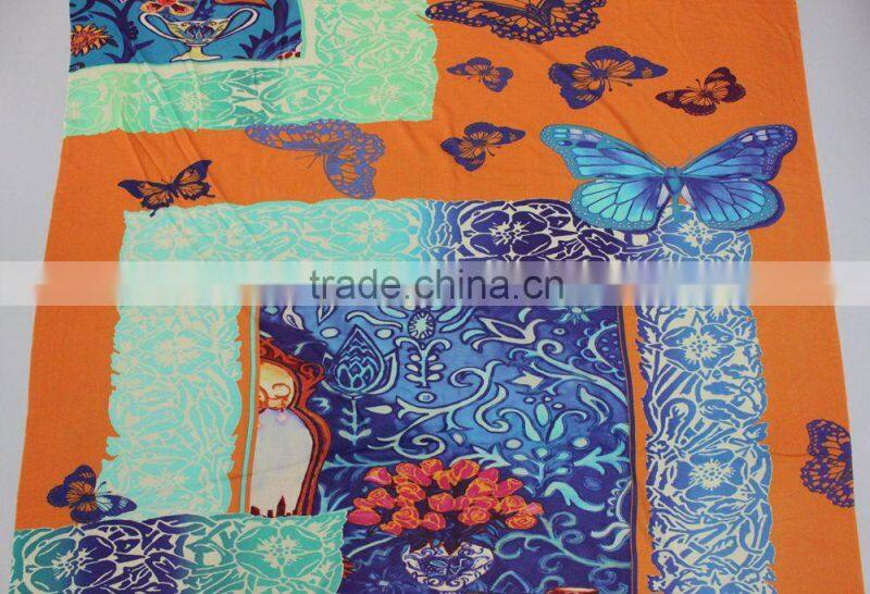 2015 wool High Quality Ladies Scarves with printed Design