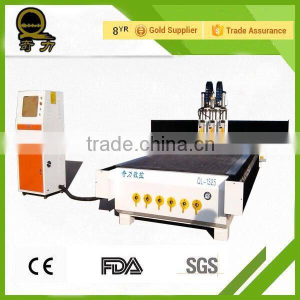 ATC 1300mm*2500mm CNC Router for small business three process cabinet door cnc woodworking equipment price