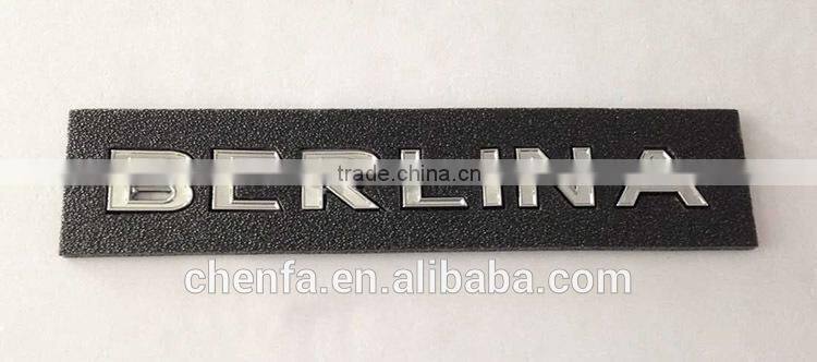 New style 3D plastic chrome plating car emblem