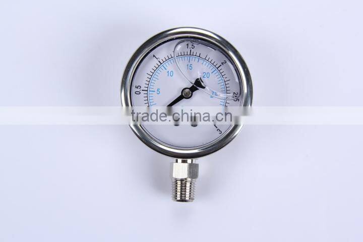 Durable Light Weight Easy To Read Clear Harley Oil Pressure Gauge