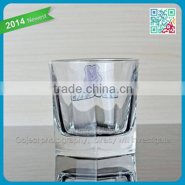 Top quality square rock glass whiskey tumber wholesale whiskey glass