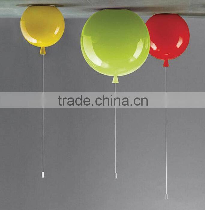 Fancy Glass Ball Electroplating Finish Ceiling Lamp for Home Decoration