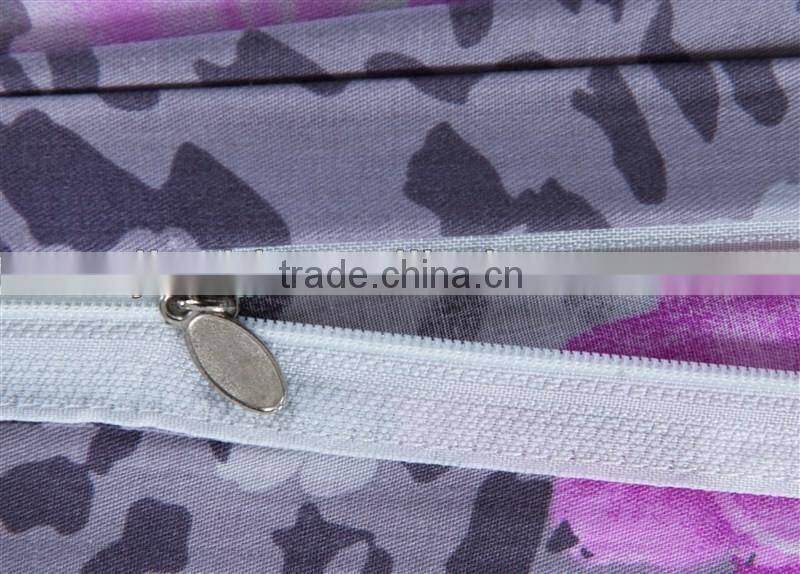 cotton printed flower design bed sheet/flower design bed sheet