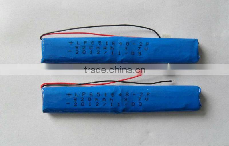 smallest 3.7v battery 501013 25mah Li-polymer battery