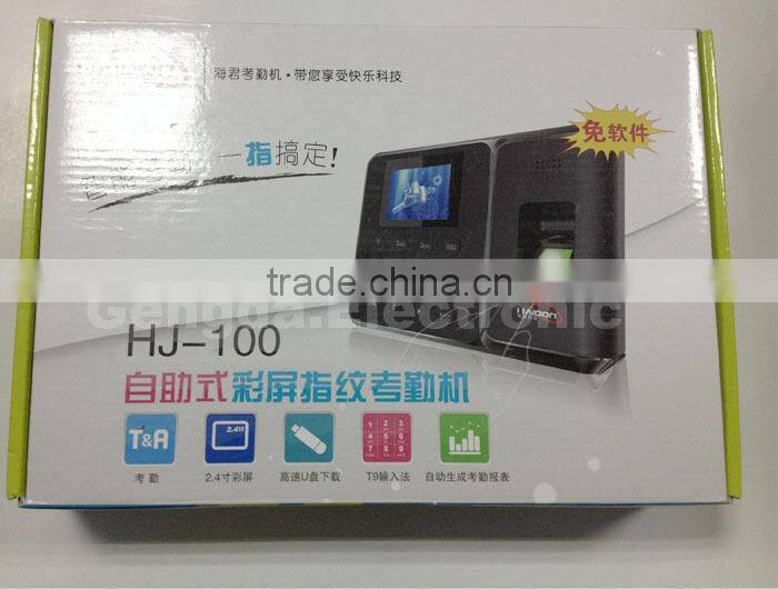 High quality employee time clock biometric fingerprint time attendance machine price