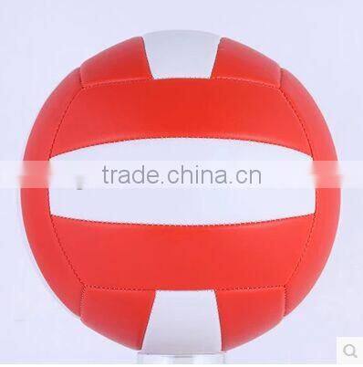 2015 new design machine stitched pvc beach volleyball