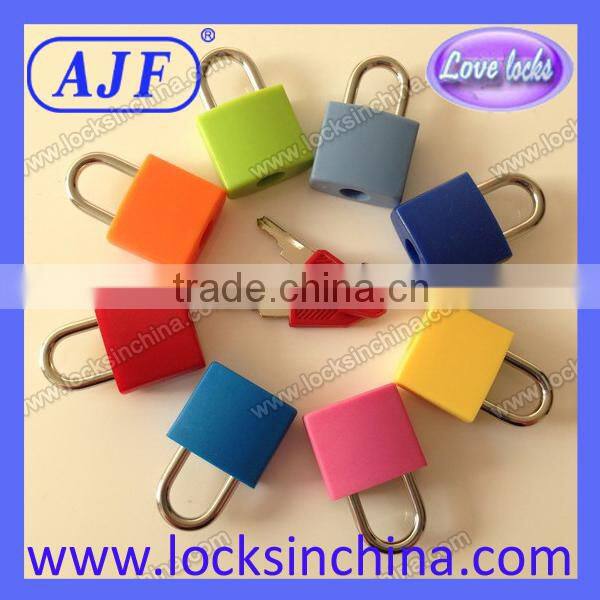 2015 AJF Popular Lovely Colorful Luggage Padlock