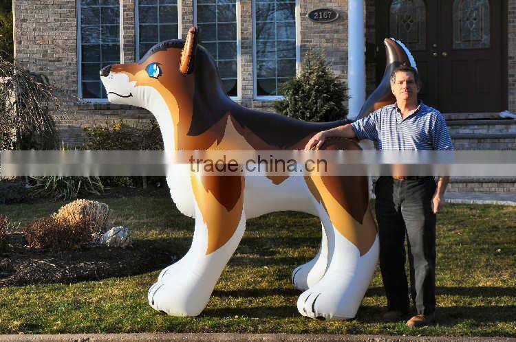 giant inflatable wolf/inflatable giant animal/giant animal for promotion