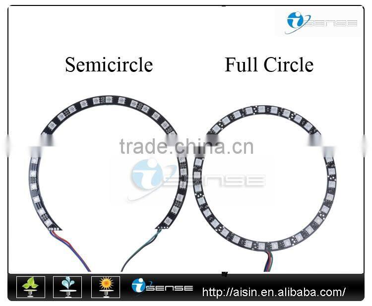 RGB Angel Eyes semi and full circle 5050 SMD Halo Rings devil eyes for cars
