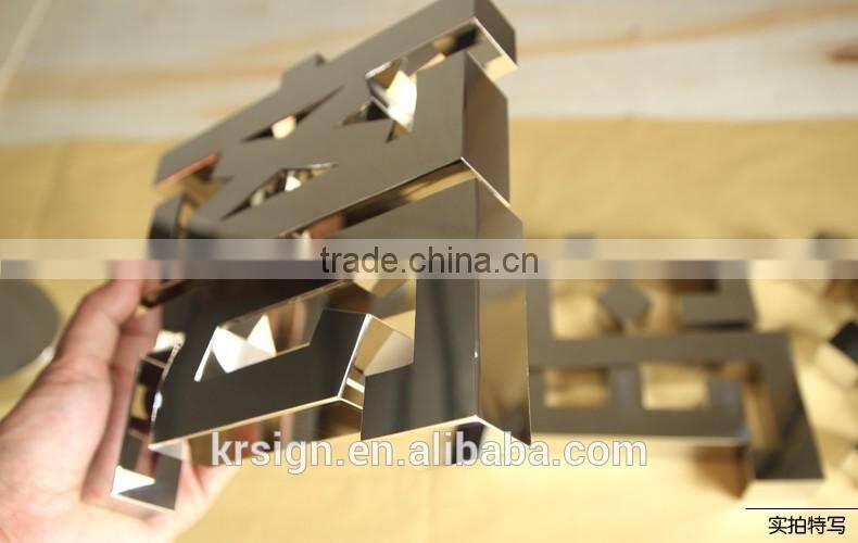 custom 3d letter outdoor sign for display at manufacture price