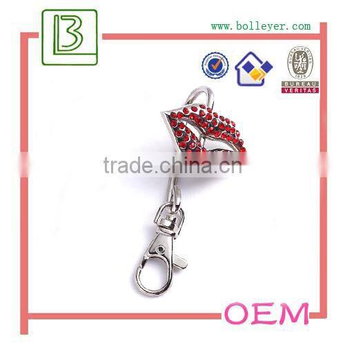 silver metal keychain findings ring