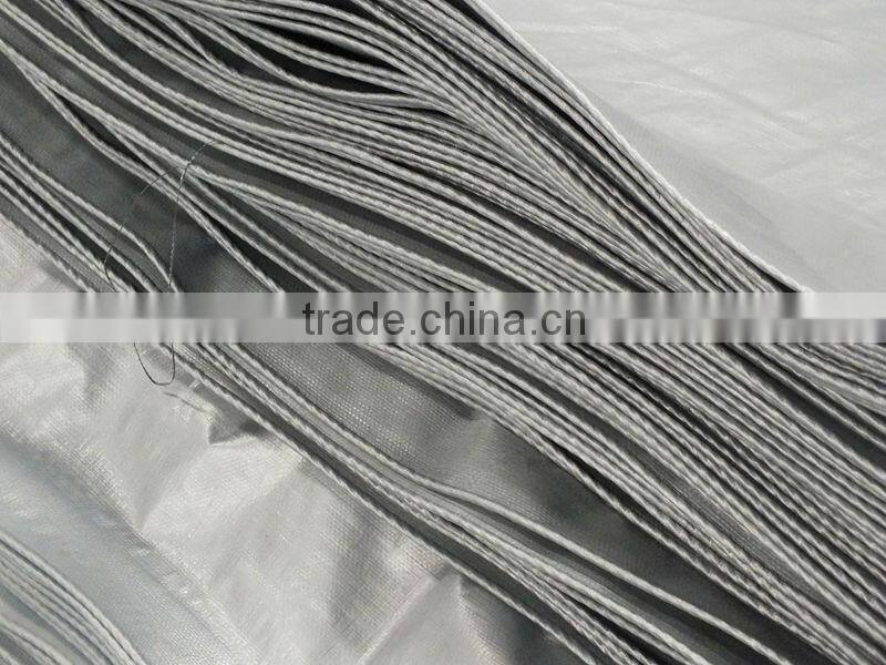 Double Silver Poly Tarp Waterproof Plastic Tarps Direct Sheet Manufacturer Truck Tarpaulin Covers