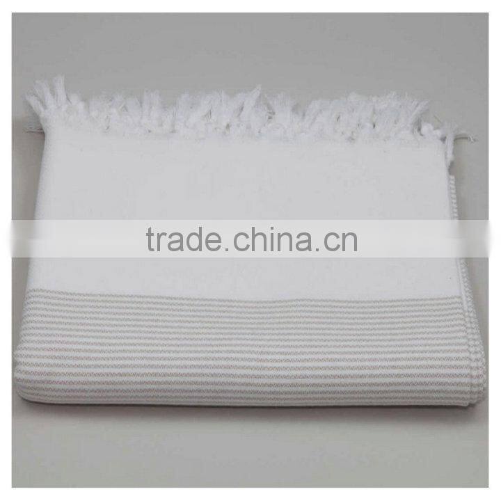 Top Quality 100% Cotton Custom Made Striped Pestemal Turkish Towels