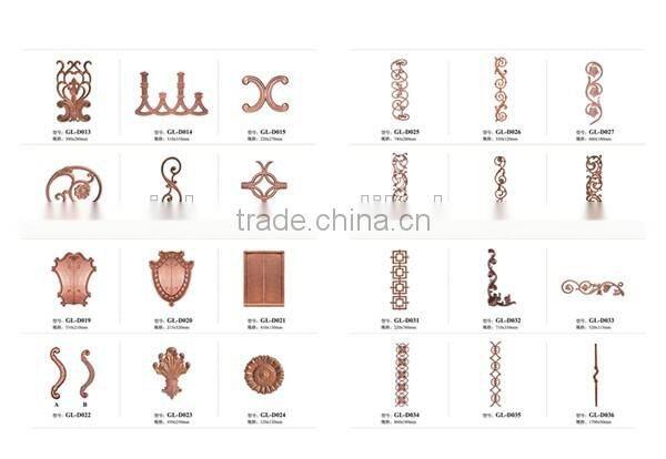 Aluminum adorned accessories for house fence and doors GL-H002