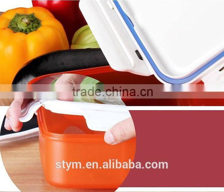 2 layers mirowave oven lunch box 1350ml