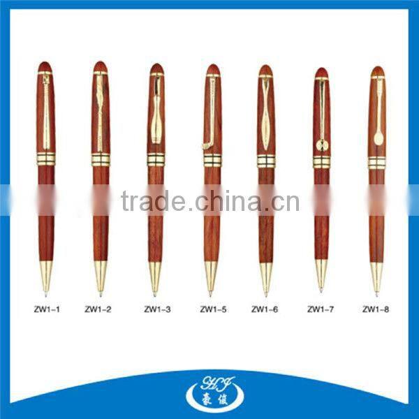 2013 Eco-Friendly Series Carved Wood Ball Pen,Promotional Wood Ball Pen