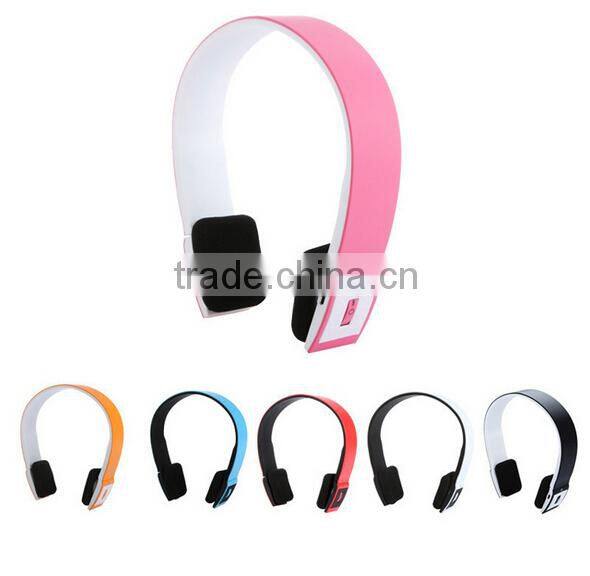 stylish mobile phone bluetooth wireless stereo headphone headset stereo earphone for x1