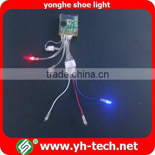 Colorful flashing shoe light LED