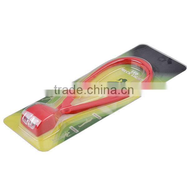 Super Bright silicon flexible led running warning light waterproof led neck light for jogging in dark