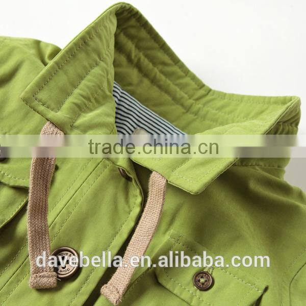 DB775 dave bella 2014 winter infant coat baby wadded jacket padded jacket outwear winter coat jacket boy winter coat