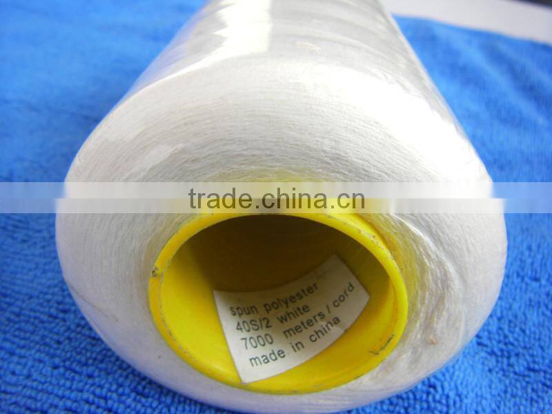 100% spun polyester sew thread for sewing bed sheet