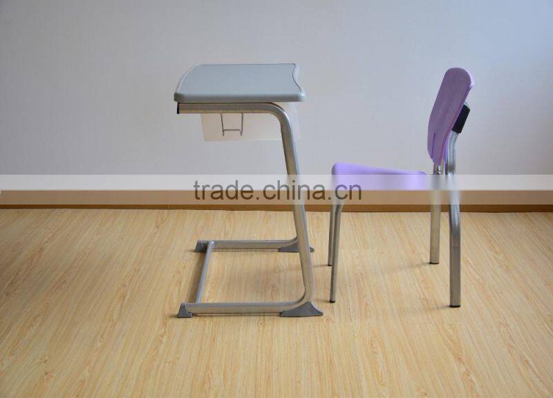 standard dimensions size of modern school desk and chair furniture equipments HXZY064