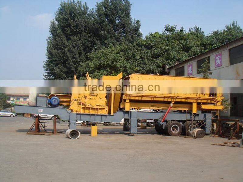 10-35t/h YDS50 complete mobile crushing plant