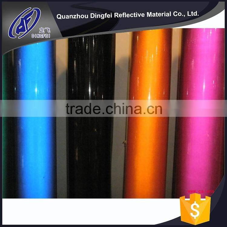 EN12899 yellow adhesive PVC reflective sheeing for printable road sign