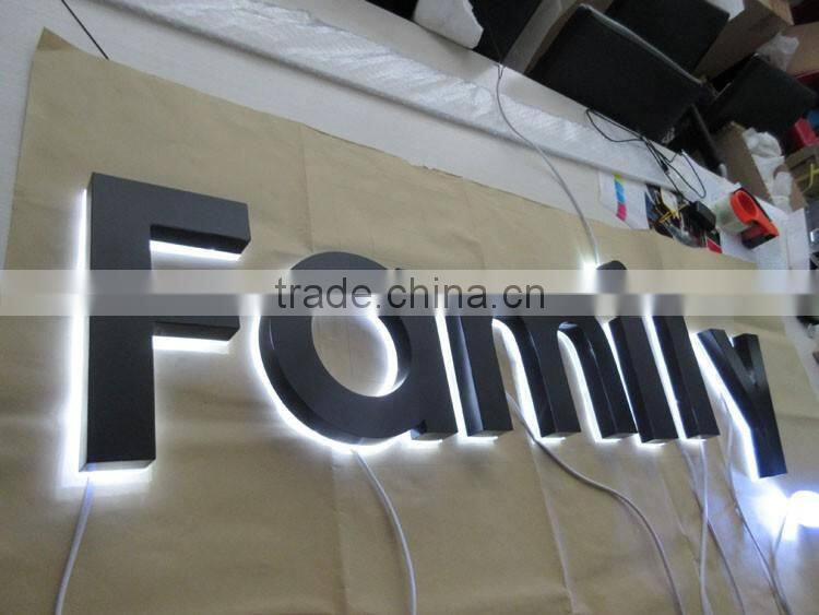 Customized outdoor indoor alphabet letter 3d signs