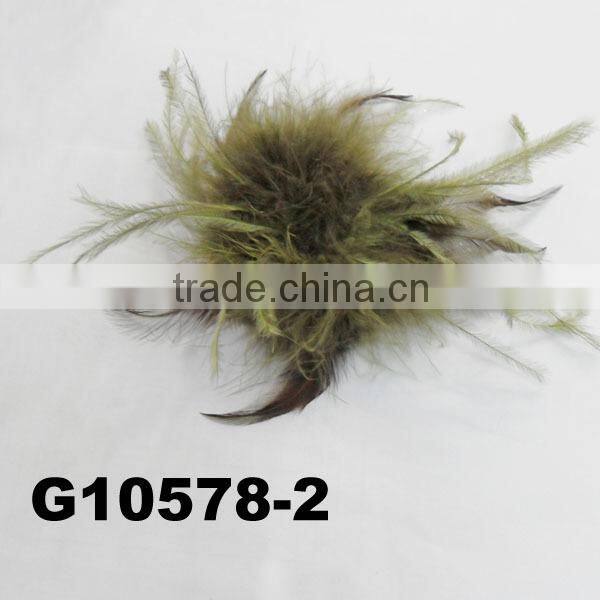 Fashion Make Ostrich Feather Fascinator For Hair Clip,Brooch Pin,Headband