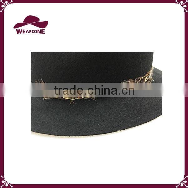 Custom Feather Trim 100% Wool Hats