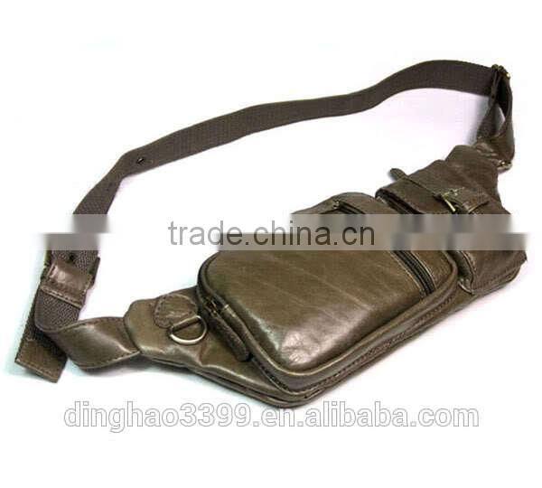 Tool Belts Waist Bags Cowhide Leather Men Fanny Pack