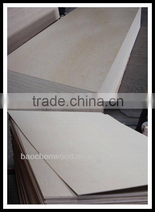 4'*8' Russia Birch Plywood For Furniture