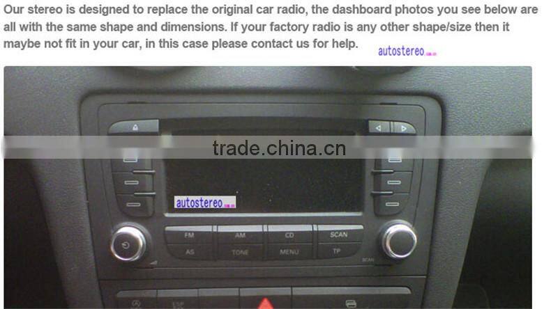 7 inch Android 4.0 Stereo for Audi-A3 S3 Car GPS Satnav Navigation mp3 player Headunit Stereo car dvd player