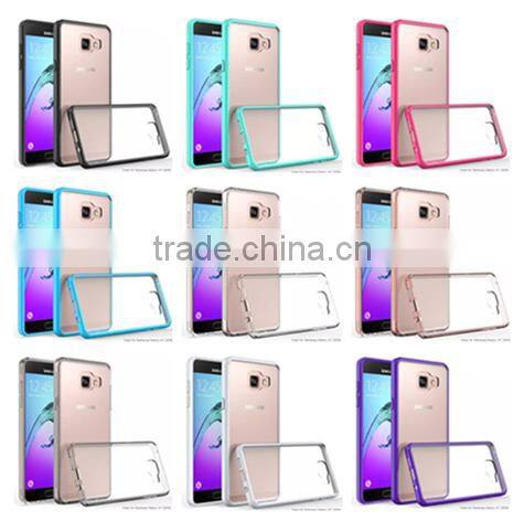 Samco Heavy Duty TPU Bumper Transparent for Samsung Galaxy A7 2016 Case Cover