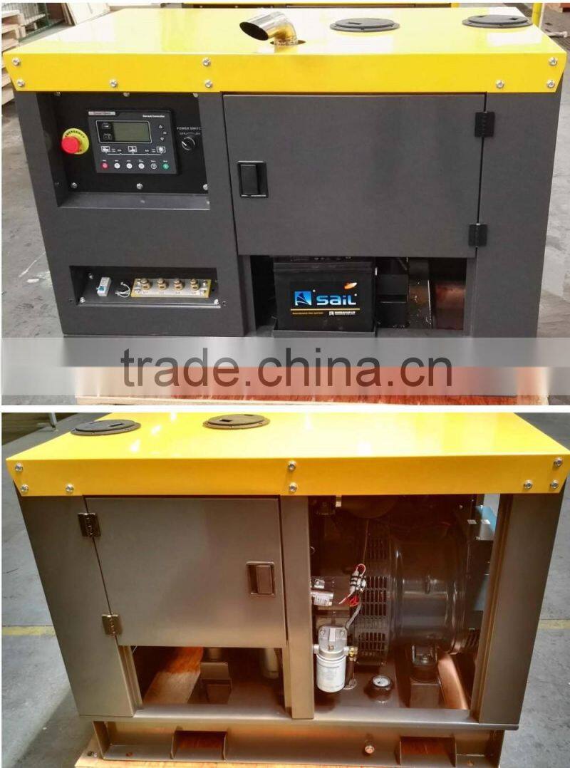 8kw/10kva three phase semi silent diesel generator