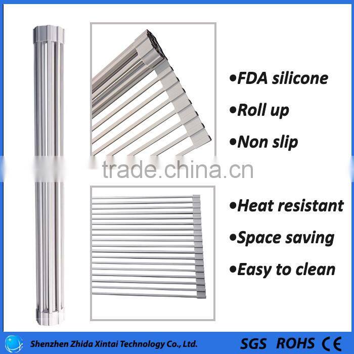 Tableware Use and Storage Holders & Racks Square Stand Type Dish Dryer With White Box Packing