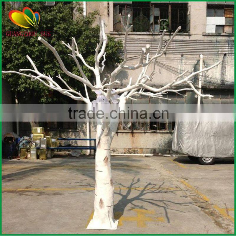 factory supply artificial tree trunk no leaves fiberglass artificial trunk decor artificial trunk