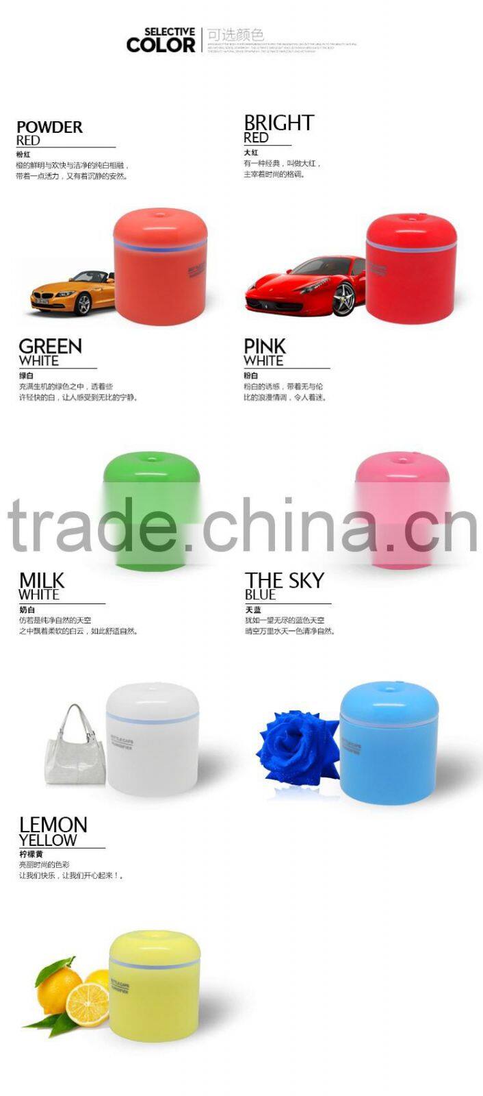 High Quality Portable Skin Care Beauty Machines LED humidifier